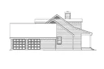 Traditional House Plan Left Elevation - Sabrina Cape Cod Style Home 017D-0007 - Shop House Plans and More