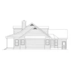 Southern House Plan Right Elevation - Sabrina Cape Cod Style Home 017D-0007 - Shop House Plans and More