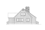 Contemporary House Plan Rear Elevation - Iris A-Frame Lake Home 017D-0010 - Search House Plans and More
