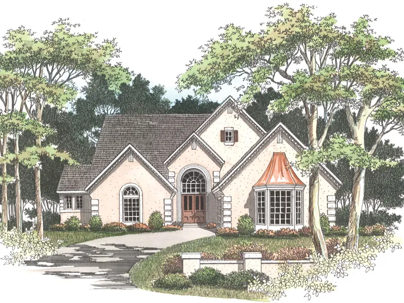 European Cottage Look Makes Great Curb Appeal