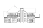 European House Plan Rear Elevation - Brookhaven Hill European Home 018D-0002 - Search House Plans and More