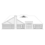 Country French House Plan Rear Elevation - Hawthorne Country French Home 018D-0003 - Search House Plans and More