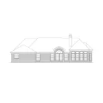 Ranch House Plan Rear Elevation - Charlotte Creek  Ranch Home 018D-0005 - Search House Plans and More