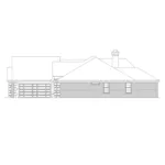 Ranch House Plan Right Elevation - Charlotte Creek  Ranch Home 018D-0005 - Search House Plans and More