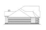 Traditional House Plan Left Elevation - Danville Southern Ranch Home 018D-0006 - Search House Plans and More