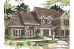 Tudor House Plan Front Image - Rockport Way European Home 018D-0007 - Shop House Plans and More