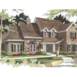 Traditional House Plan Front Image - Rockport Way European Home 018D-0007 - Shop House Plans and More