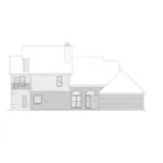 Traditional House Plan Rear Elevation - Rockport Way European Home 018D-0007 - Shop House Plans and More