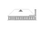 Country French House Plan Rear Elevation - Northridge Ranch Home 018D-0008 - Shop House Plans and More