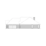 Ranch House Plan Right Elevation - Northridge Ranch Home 018D-0008 - Shop House Plans and More