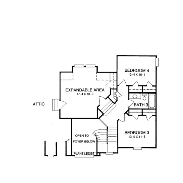 Luxury House Plan Second Floor - Norris Place Traditional Home 019D-0014 - Shop House Plans and More