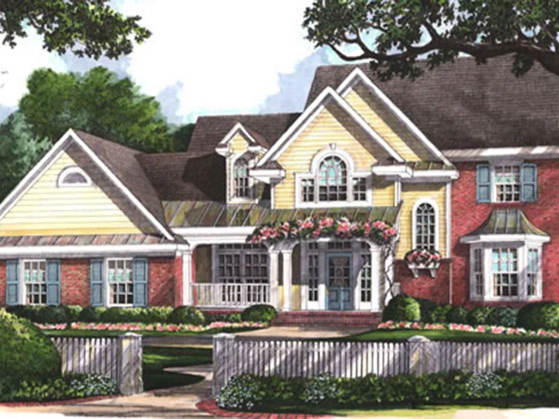 Country House Plan Front Image - Norris Place Traditional Home 019D-0014 - Shop House Plans and More