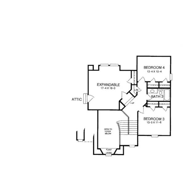 Traditional House Plan Second Floor - Ronan European Home 019D-0017 - Shop House Plans and More