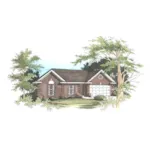 Traditional House Plan Front of House 019D-0024