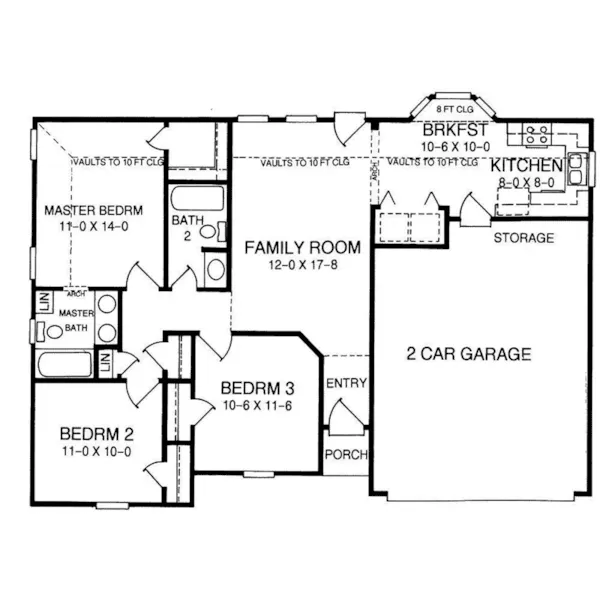 Traditional House Plan First Floor - 019D-0026 - Shop House Plans and More