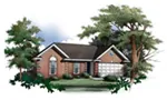 Traditional House Plan Front of Home - 019D-0026 - Shop House Plans and More