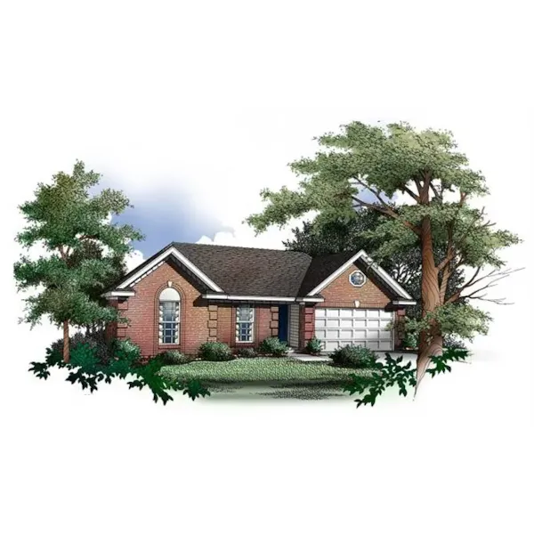 Traditional House Plan Front of Home - 019D-0026 - Shop House Plans and More