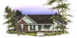 Traditional House Plan Front of House 019D-0027