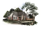 Traditional House Plan Front of House 019D-0028