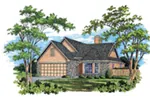 Ranch House Plan Front of House 019D-0029