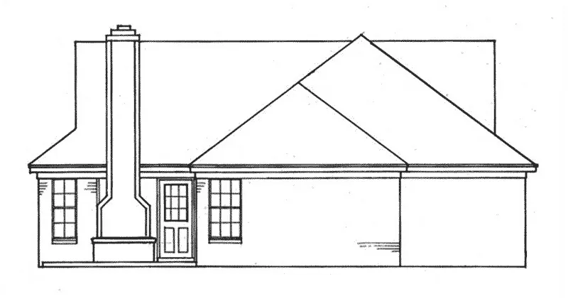 Lake House Plan Rear Elevation - 019D-0029 - Shop House Plans and More