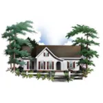 Country House Plan Front of House 019D-0032