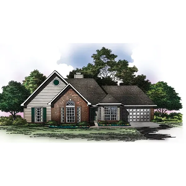 Front of Home - 019D-0033 - Shop House Plans and More