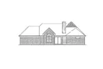 Rear Elevation - 019D-0033 - Shop House Plans and More