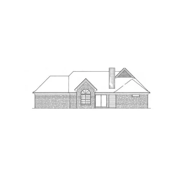 Rear Elevation - 019D-0033 - Shop House Plans and More