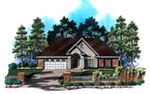 Traditional House Plan Front of Home - 019D-0034 - Shop House Plans and More