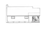 Modern Farmhouse Plan Rear Elevation - 019D-0035 - Shop House Plans and More
