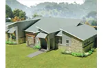 Contemporary House Plan Aerial View Photo 01 - 019D-0037 - Shop House Plans and More