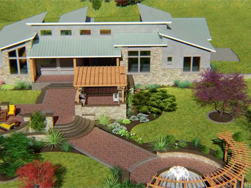 Vacation House Plan Outdoor Living Photo 02 - 019D-0037 - Shop House Plans and More