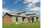 Contemporary House Plan Side View Photo - 019D-0037 - Shop House Plans and More
