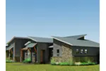Contemporary House Plan Side View Photo 01 - 019D-0037 - Shop House Plans and More