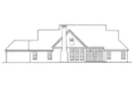 Ranch House Plan Rear Elevation - 019D-0039 - Shop House Plans and More