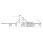 Ranch House Plan Rear Elevation - 019D-0039 - Shop House Plans and More