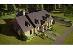 Rustic House Plan Aerial View Photo 01 - 019D-0042 - Shop House Plans and More