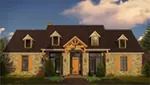 Rustic House Plan Front of Home - 019D-0042 - Shop House Plans and More