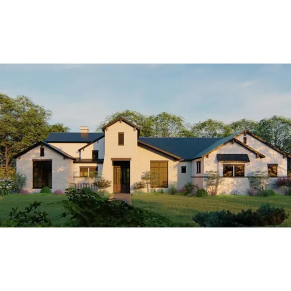 Modern Farmhouse Plan Front of Home - 019D-0044 - Shop House Plans and More