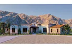 Contemporary House Plan Front of Home - Cordero Southwestern Home 019D-0046 - Search House Plans and More