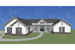 Country House Plan Front of Home - 019D-0047 - Shop House Plans and More