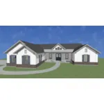 Country House Plan Front of House 019D-0047