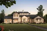 Country House Plan Front of Home - 019D-0049 - Shop House Plans and More