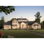 Modern Farmhouse Plan Front of Home - Morton Hill Modern Farmhouse 019D-0049 - Shop House Plans and More