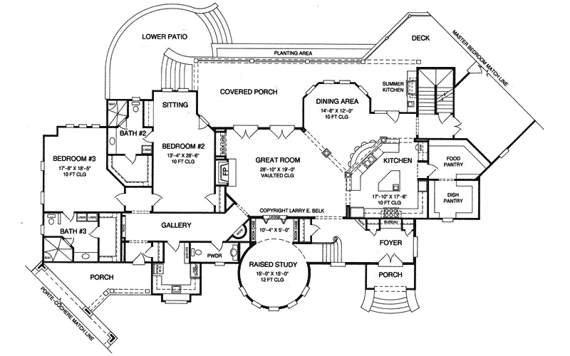 European House Plan First Floor - Cameron Manor Luxury Home 019S-0002 - Search House Plans and More