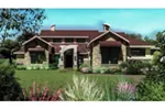 Ranch House Plan Front of House 019S-0006