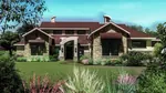 Ranch House Plan Front of House 019S-0006