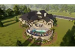 Luxury House Plan Aerial View Photo 02 - 019S-0007 - Shop House Plans and More