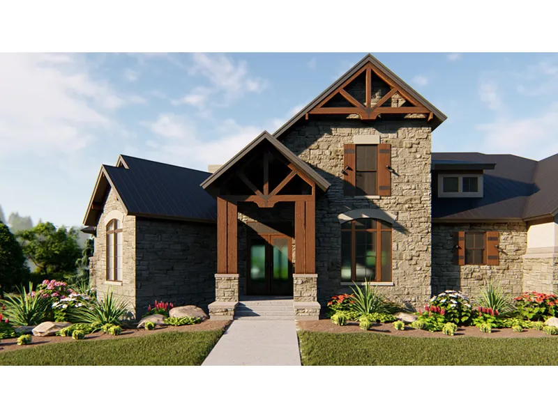 Ranch House Plan Entry Photo 01 - 019S-0007 - Shop House Plans and More